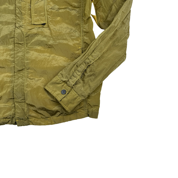 Stone Island 2018 Yellow Nylon Metal Overshirt - Large