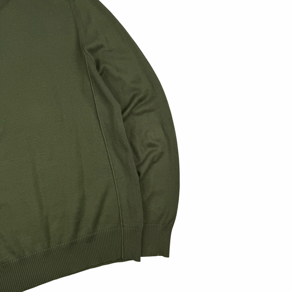 Stone Island 2020 Army Green Crewneck Knit - Medium