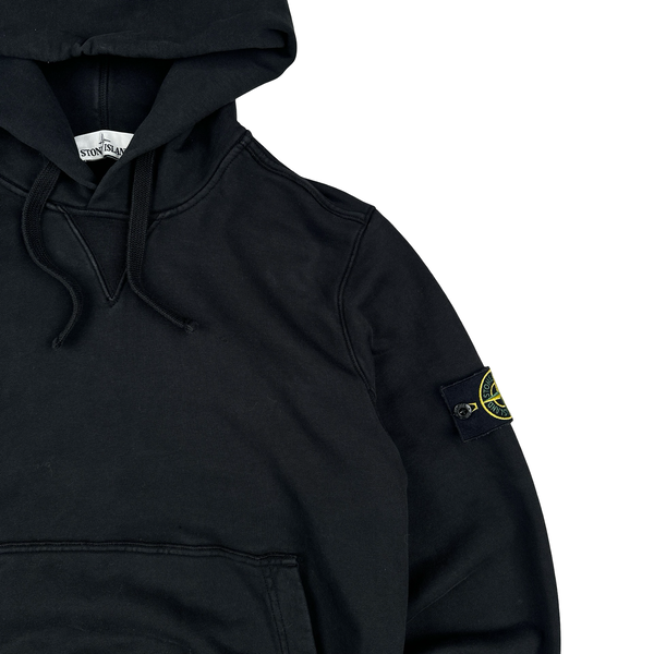 Stone Island 2019 Black Pullover Hoodie - Medium