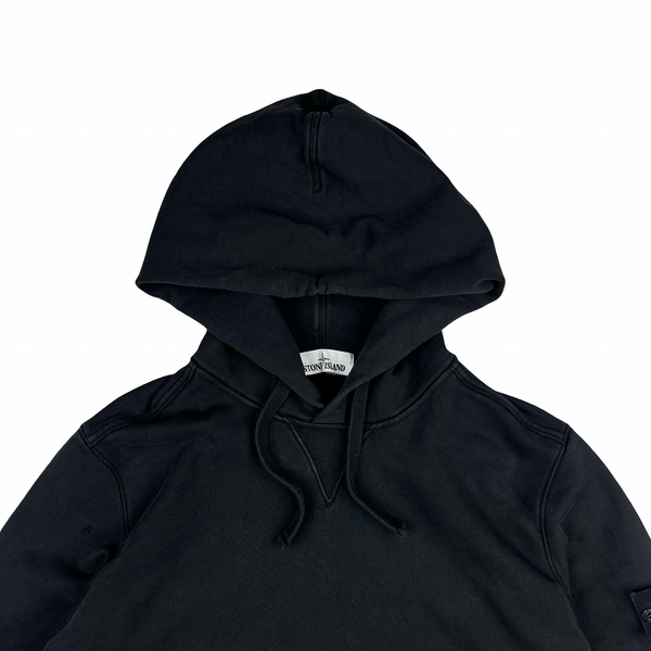 Stone Island 2019 Black Pullover Hoodie - Medium