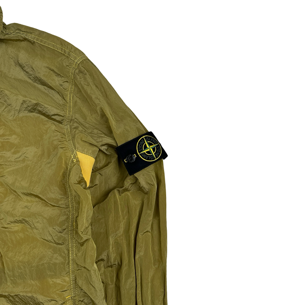 Stone Island 2018 Yellow Nylon Metal Overshirt - Large