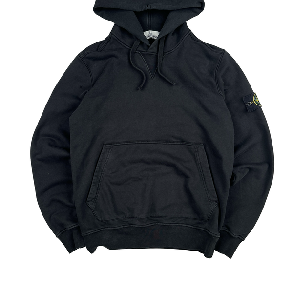 Stone Island 2019 Black Pullover Hoodie - Medium