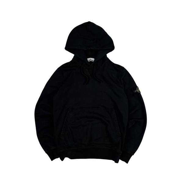 Stone Island 2019 Black Pullover Hoodie - Medium