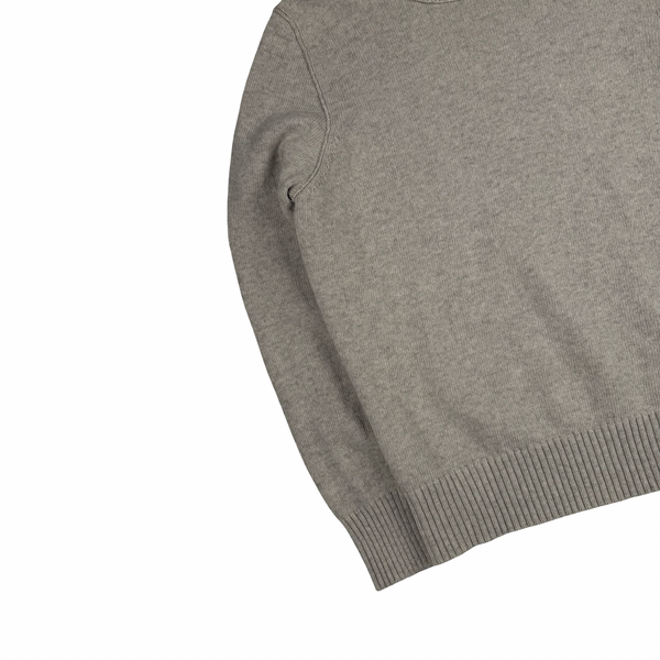 Stone Island Beige Thick Wool Blend Knitted Pullover Jumper - XL