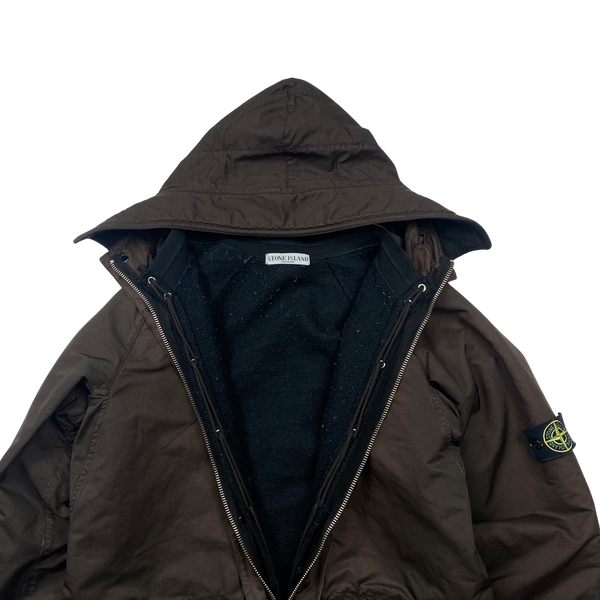 Stone Island 2005 Brown David TC Dutch Rope Jacket - Large