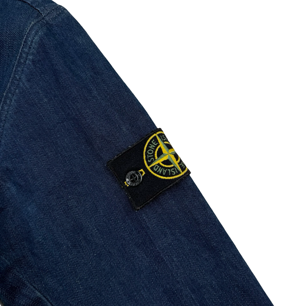 Stone Island 2013 Super Italian Selvedge Denim Cotton Indigo Jacket - Small