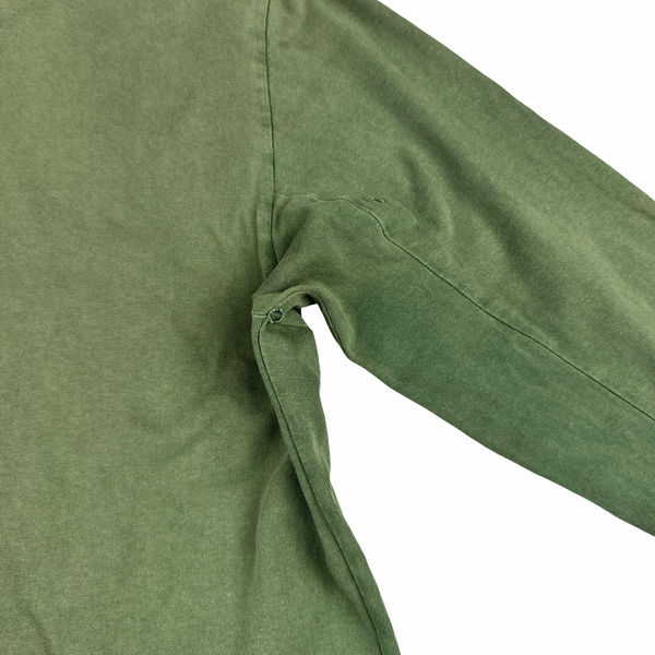 Stone Island 2015 Green Cotton Longsleeve T Shirt - XL