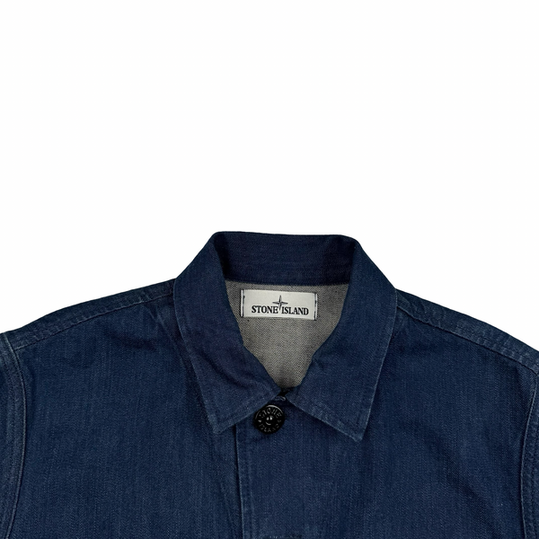 Stone Island 2013 Super Italian Selvedge Denim Cotton Indigo Jacket - Small