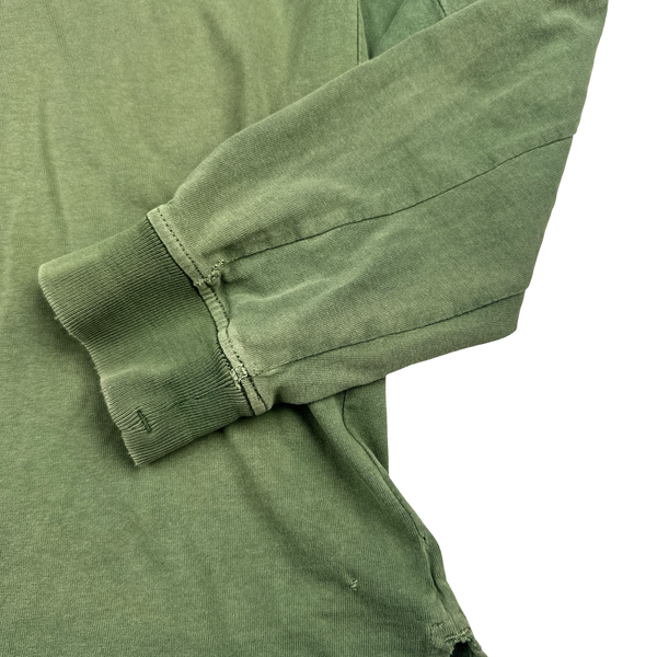 Stone Island 2015 Green Cotton Longsleeve T Shirt - XL