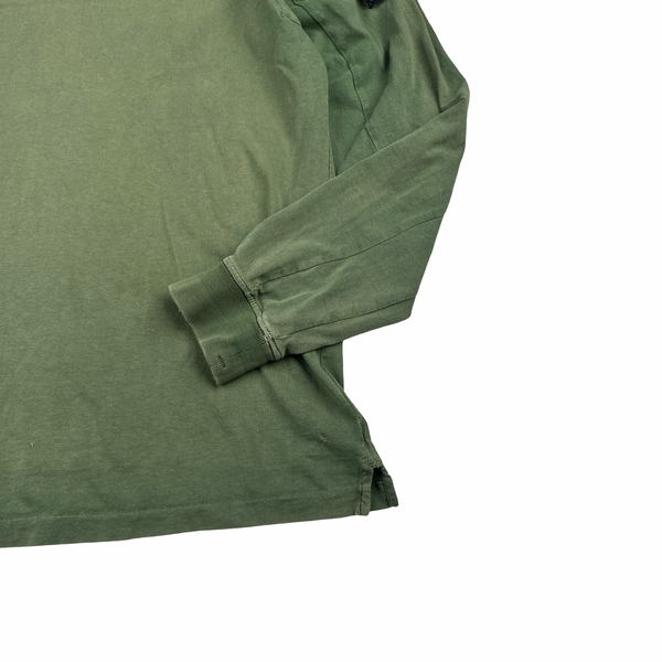 Stone Island 2015 Green Cotton Longsleeve T Shirt - XL
