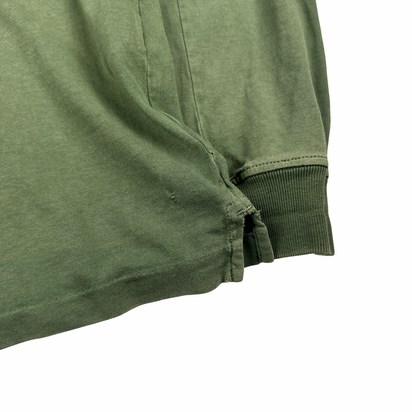 Stone Island 2015 Green Cotton Longsleeve T Shirt - XL