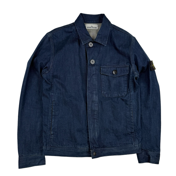 Stone Island 2013 Super Italian Selvedge Denim Cotton Indigo Jacket - Small