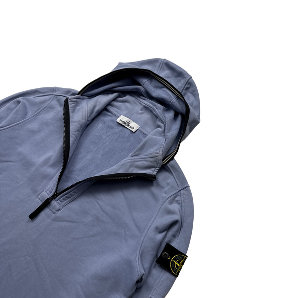 Stone Island 2019 Lavender Purple Pullover Hooded Jumper - Medium