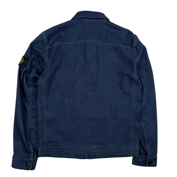 Stone Island 2013 Super Italian Selvedge Denim Cotton Indigo Jacket - Small
