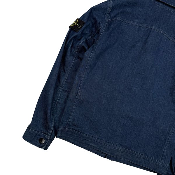 Stone Island 2013 Super Italian Selvedge Denim Cotton Indigo Jacket - Small