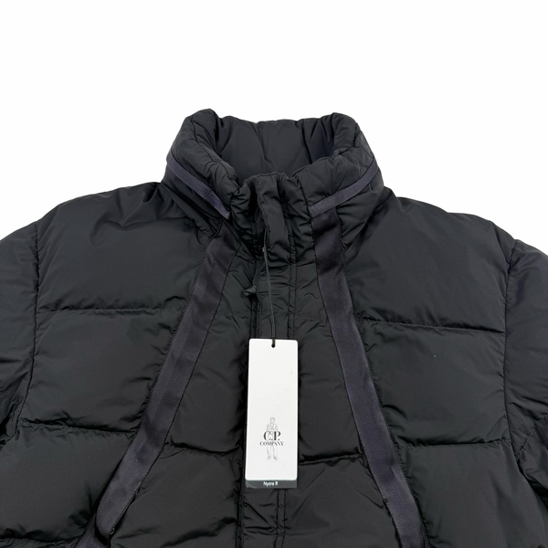 CP Company Black  Down Filled Nycra R Puffer Jacket - Small (46)