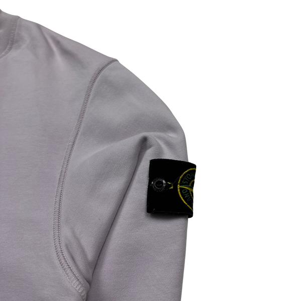 Stone Island 2022 Pink Cotton Crewneck Sweatshirt - XL