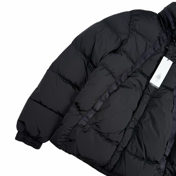 CP Company Black  Down Filled Nycra R Puffer Jacket - Small (46)