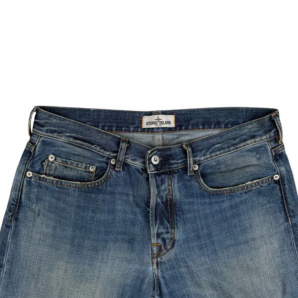 Stone Island 2013 Blue Denim RE-T Fit Jeans - 32" (Medium)