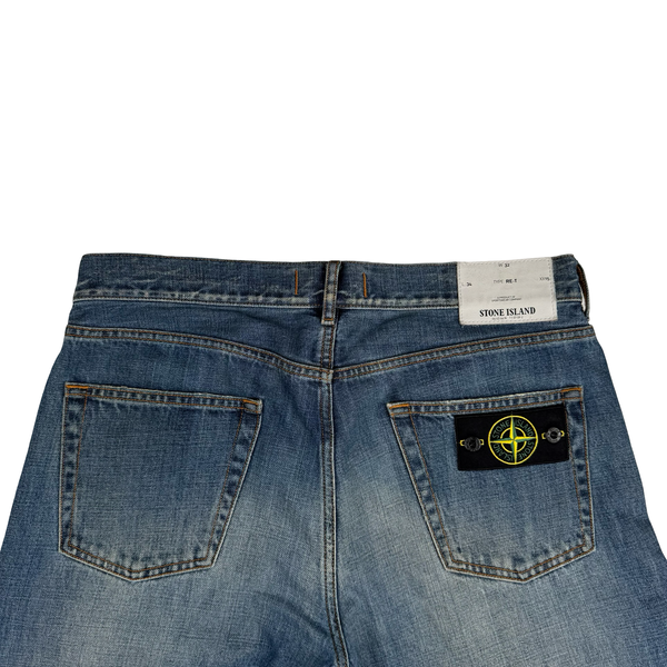 Stone Island 2013 Blue Denim RE-T Fit Jeans - 32" (Medium)