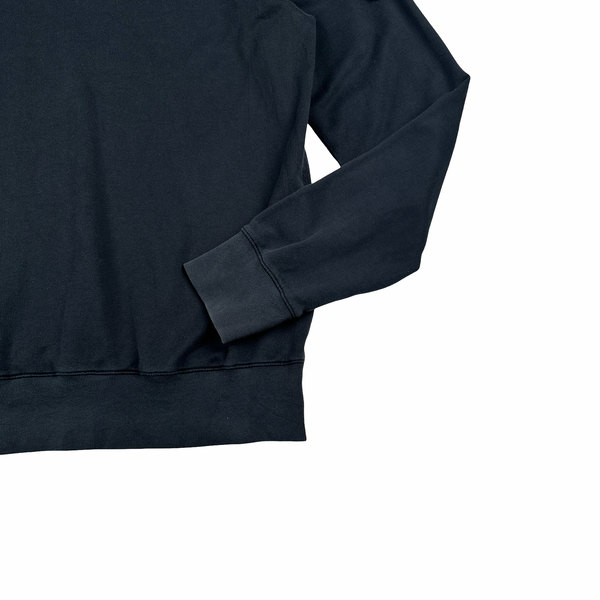 Stone Island 2015 Navy Lightweight Cotton Crewneck Sweatshirt - XL