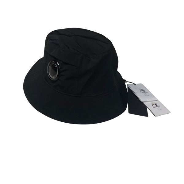 CP Company Black Chrome R Bucket Hat - Large
