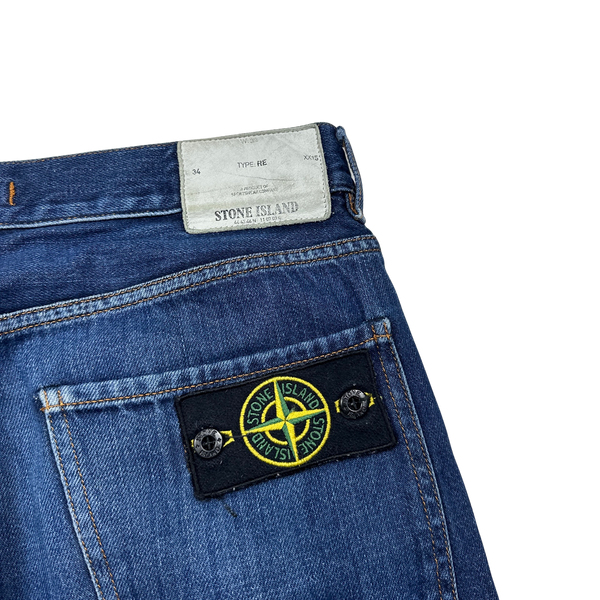 Stone Island 2010 Blue Denim Regular Fit - 32"