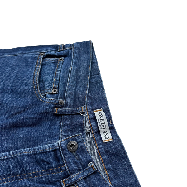 Stone Island 2010 Blue Denim Regular Fit - 32"