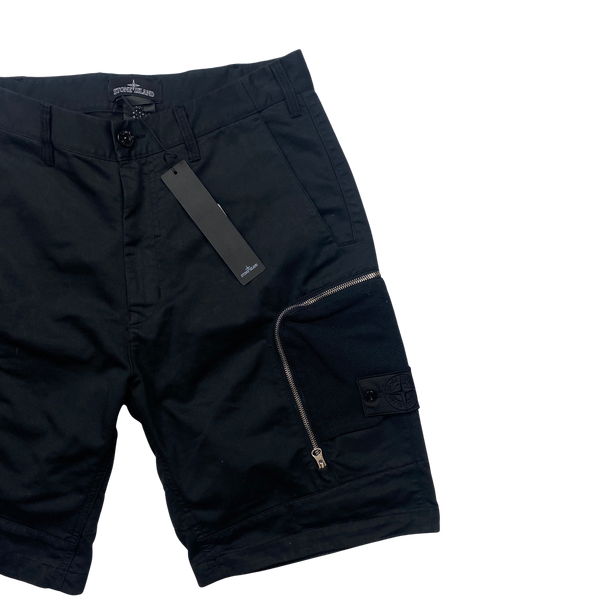 Stone Island 2021 Shadow Project Mesh Cargo Shorts - 30"