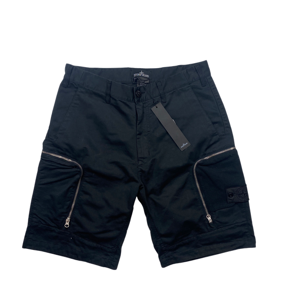 Stone Island 2021 Shadow Project Mesh Cargo Shorts - 30"