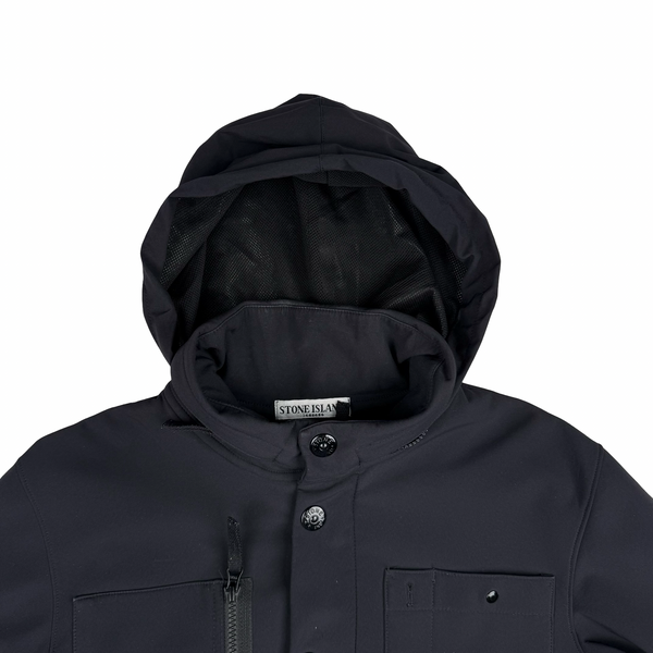 Stone Island 2011 Black Soft Shell R Jacket - Medium