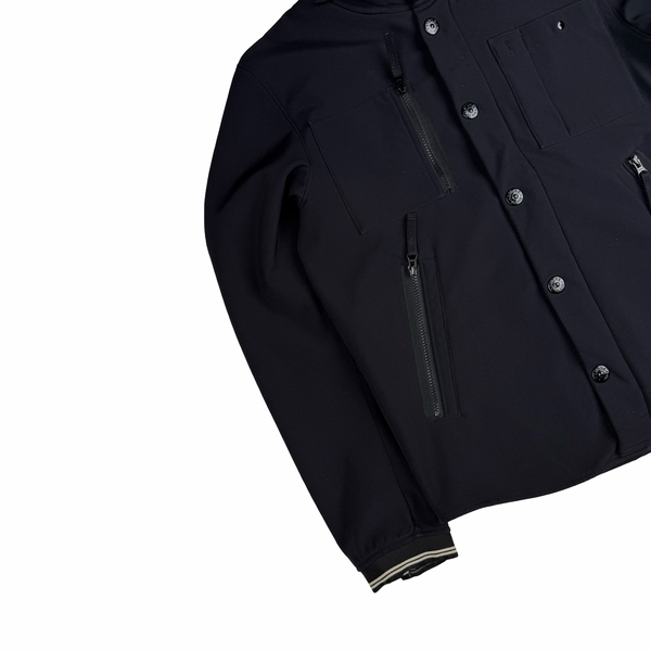 Stone Island 2011 Black Soft Shell R Jacket - Medium