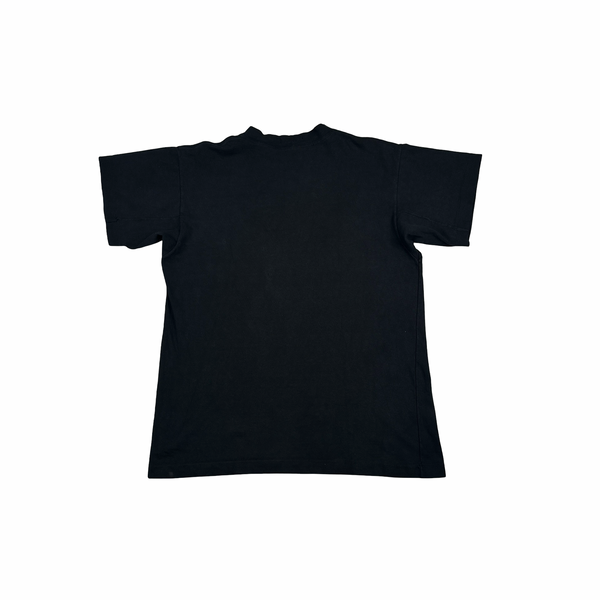 Stone Island 90’s Black Spellout Compass Cotton T Shirt - Large