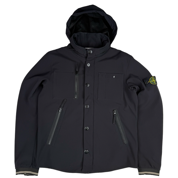 Stone Island 2011 Black Soft Shell R Jacket - Medium