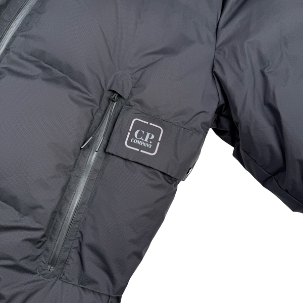 CP Company Metropolis Series Black Pertex Down Filled Puffer Jacket - Large