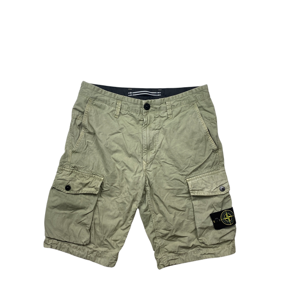 Stone Island 2019 Beige Slim Fit Cargo Trousers - 29"