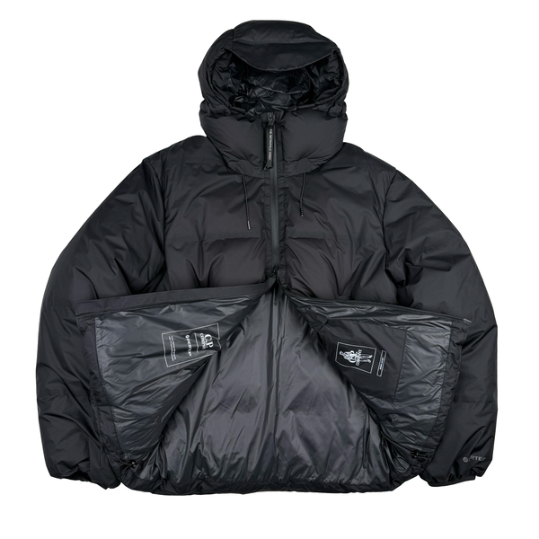 CP Company Metropolis Series Black Pertex Down Filled Puffer Jacket - Large