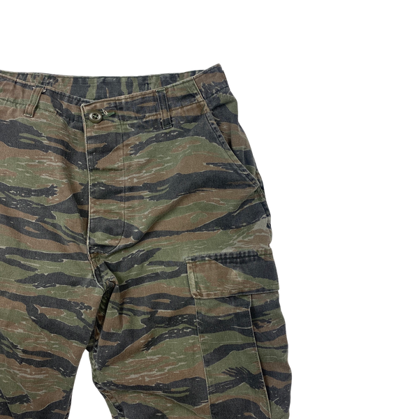 Army Surplus Camo Cargo Trousers 30