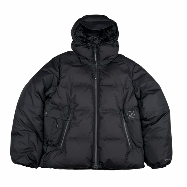 CP Company Metropolis Series Black Pertex Down Filled Puffer Jacket - Large