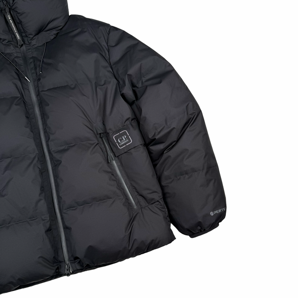 CP Company Metropolis Series Black Pertex Down Filled Puffer Jacket - Large