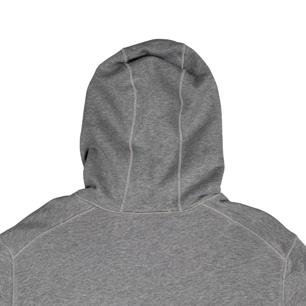 Stone Island 2022 Grey Cotton Pullover Hoodie - Large
