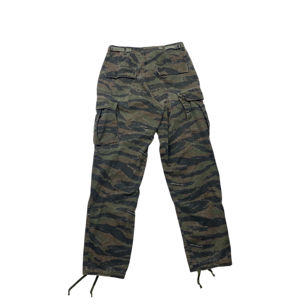 Army Surplus Camo Cargo Trousers - 30"