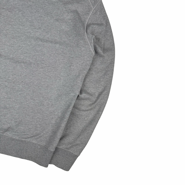 Stone Island 2022 Grey Cotton Pullover Hoodie - Large