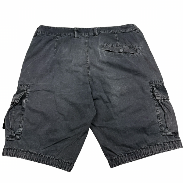Stone Island  Grey Slim Fit  Cotton Cargo Shorts - 34"