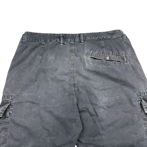 Stone Island  Grey Slim Fit  Cotton Cargo Shorts - 34"