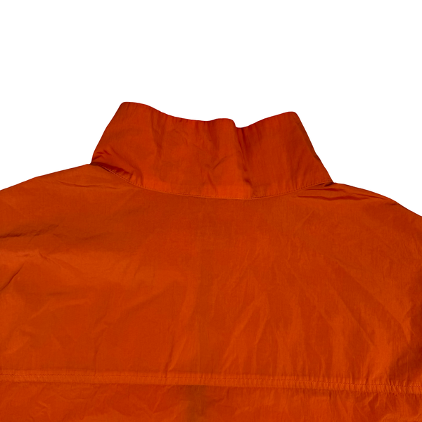 CP Company Orange Lens View Nylon Quarter Zip Smock - Large