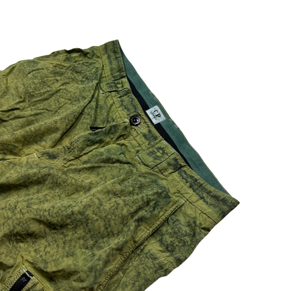 CP Company Acid Wash Nylon Cargo Shorts - 32"