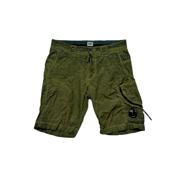 CP Company Acid Wash Nylon Cargo Shorts - 32"