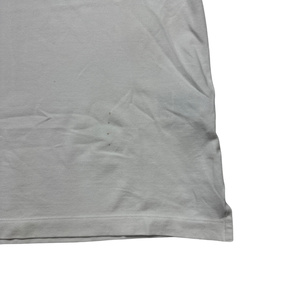 Stone Island 2018 White Polo Top - Medium