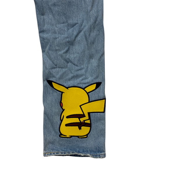 Levi's X Pokémon Blue Pikachu 551 Jeans - 30"